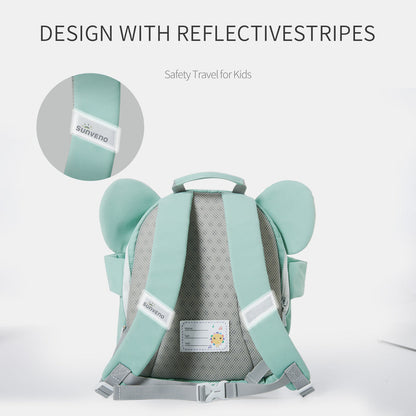 SUNVENO Children's Backpack Kindergarten Shoulder Bag For Kids 2-6 Years Carton Design, Cute Pet Series