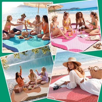 Waterproof Picnic Blanket Outdoor Camping Beach Mat Extra Large Foldable Car Essential Roadtrip Gadget Rv Accessories Glamping Tent Gear Must Haves Hiking Stuff Backpacking Necessities Gift