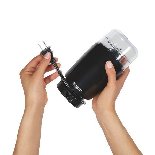Coffee Grinder Black Electric Blade Grinder for Coffee Beans, Medium Grind, 12 Cup Capacity