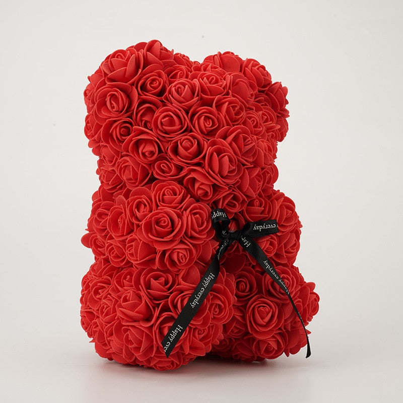 Rose Teddy Bear for Valentine's Day or Mother's Day Gifts