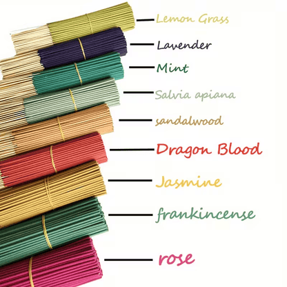 Natural Bamboo Incense Sticks - Premium Scents for Relaxation & Home Ambiance