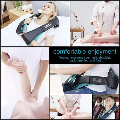 hiatsu Back Shoulder and Neck Massager with Heat, Electric Deep Tissue 4D Kneading Massage, Best Gifts for Women Men Mom Dad, Fathers Day, Mothers Day, Christmas Gifts