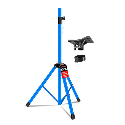 5 Core Speaker Stand Tripod Floor Tall Adjustable Up to 72 Inch DJ Studio Monitor Stands Pole Mount - SS ECO 1PK WOB