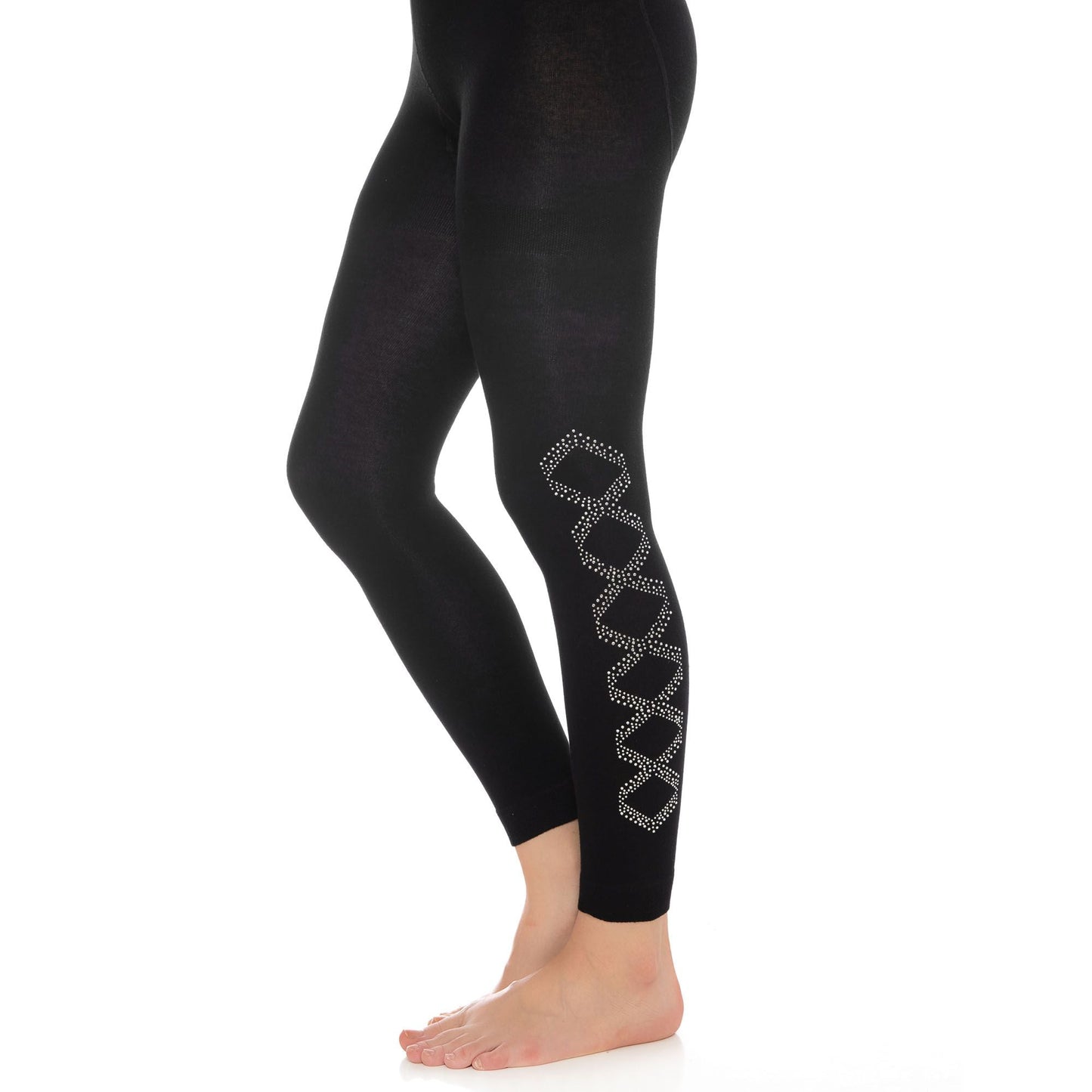 Bamboo Leggings for Women Soft Stretchy Full Length Elastic Leggings with Fancy Accessories