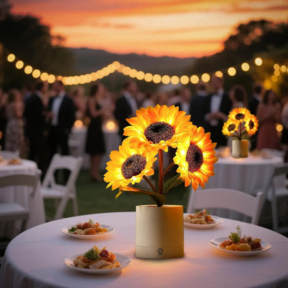 Sunflower Flower Lamp Gifts for Birthday Valentines Mothers Day Gifts for Women Mom Grandma Girlfriend Friend Wife Anniversary Birthday, Bedroom Bar Coffee Shop Sunflower Light Lamp Decor