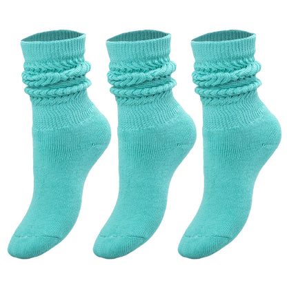 3 Pairs Kids Slouch Socks