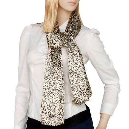 Blando Leopard & Zebra Design Fashion Exquisitely Soft Natural Silky Scarf/Wrap/Shawl(Large)
