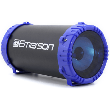 Emerson Portable Bluetooth Speaker with LED Lighting and Carrying Strap