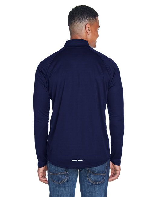 Men's Radar Quarter-Zip Performance Long-Sleeve Top - BLK/ TRU ROYAL - L
