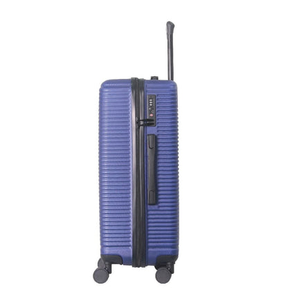 Luggage Sets ABS Hardshell 3pcs Luggage, Lightweight Durable Suitcase sets Spinner Wheels Suitcase with TSA Lock 20''24''28'' Available(Blue)