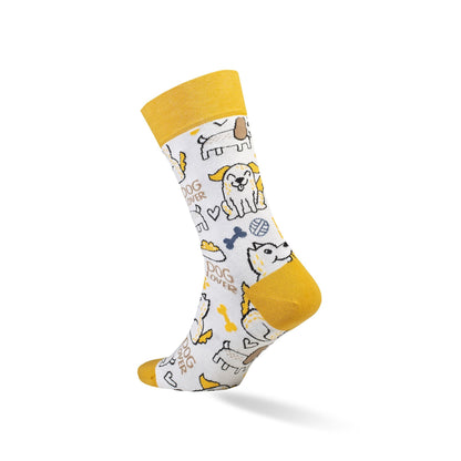 Colorful Funny Combed Cotton Crew Socks