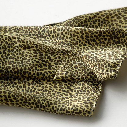 Blando Chic Small Leopard Animal Print Soft Natural Silk Scarf/Wrap/Shawl(Large)