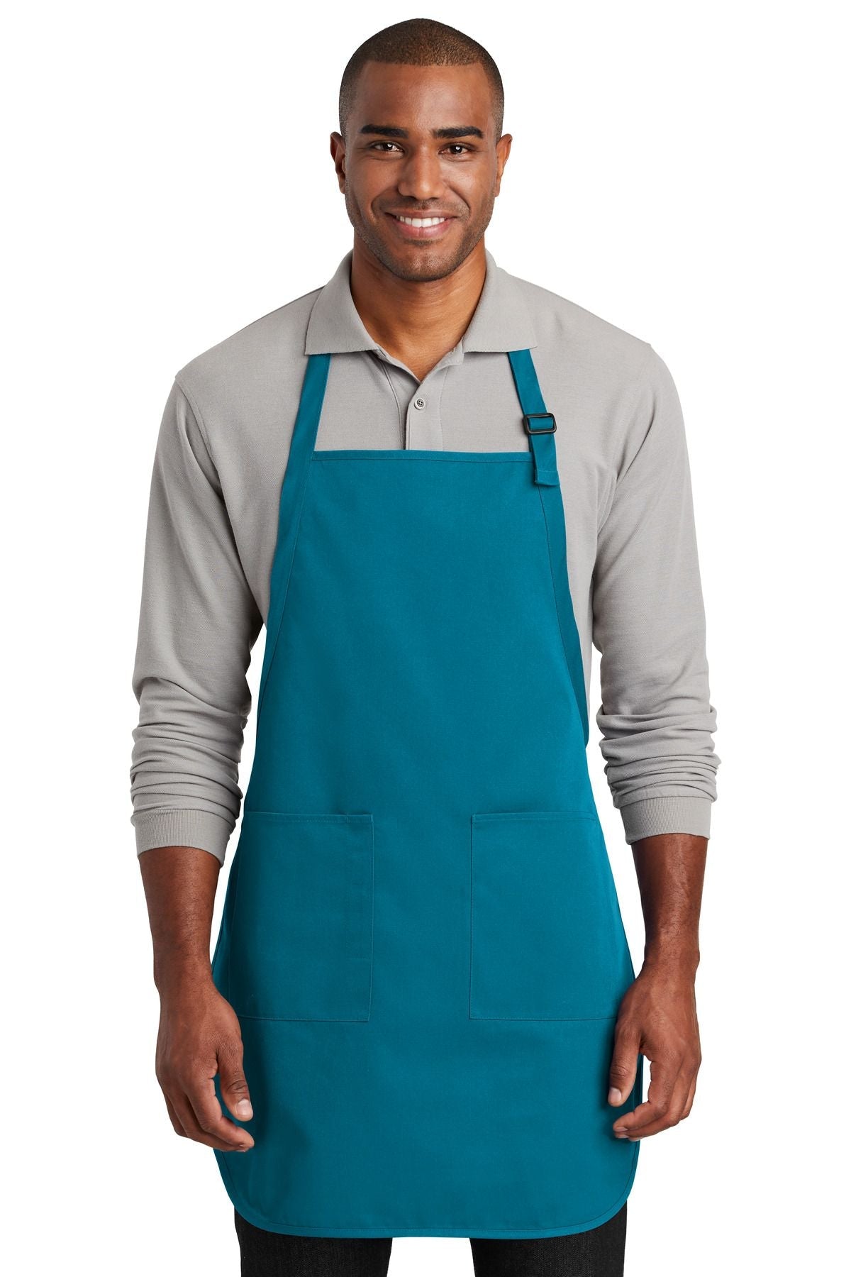 Port Authority Full-Length Two-Pocket Bib Apron A600