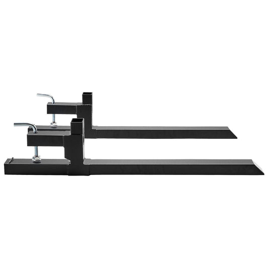 VEVOR Pallet Forks, 2000 lbs Capacity Clamp on Pallet Forks, 43" Tractor Bucket Forks, Heavy Duty Front Loader Attachment for Tractor, Skid Steer, Loader Bucket, Tractor Forks for Agriculture and Farm