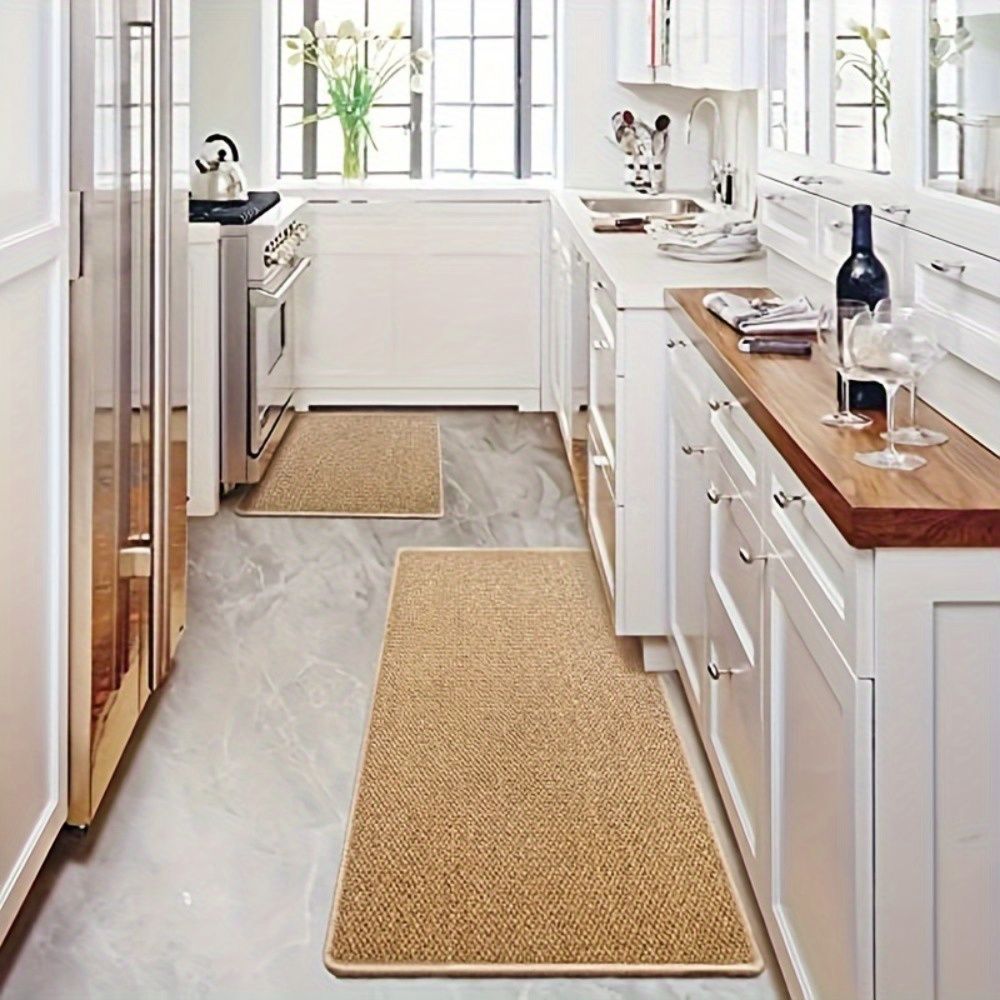 1Pc Laundry Room Rug 25X95In, Supert Absorbent Runner Rugs, Satin Resistant Washable Non Skid And Anti Fatigue Mats For Hallway Laundry Room, Hallways Runners Rug