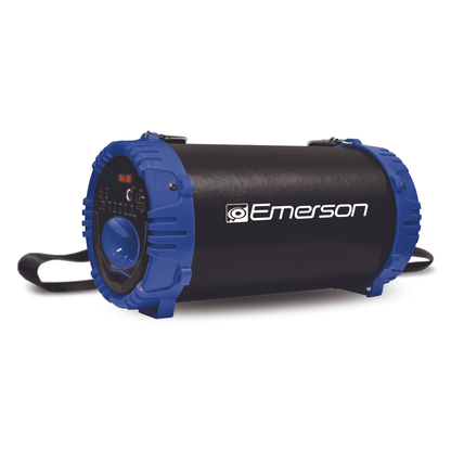 Emerson Portable Bluetooth Speaker with LED Lighting and Carrying Strap