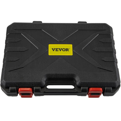VEVOR Hydraulic Flaring Tool Kit, 45° Double Flaring Tool, Brake Repair Brake Flaring Tools for 3/16"-1/2", Brake Flare Tool with Tube Cutter and Deburrer, 32 PCS Tube Flaring Tools for Copper Lines