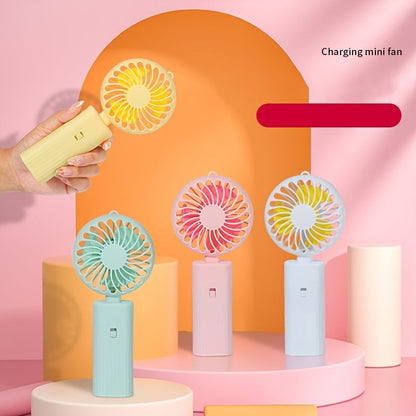 Mini Handheld Fan; USB Desk Fan; Small Personal Portable Table Fan Folding Electric Fan For Travel Office Room Household