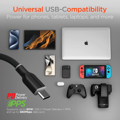 HyperGear Flexi PRO USB-C to USB-C Cable 4ft