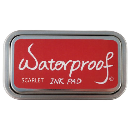 Ink Pads for Rubber Stamps;  Rubber Stamps Pads- Permanent;  Waterproof;  Stamp Pads for Card Making;  Scrapbooking Supplies;  Christmas Ink Stamps;  Hand Stamp Ink Pad;  Non-Toxic (5 Ink Pad Bundles)