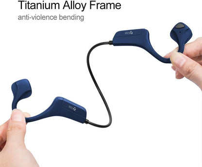 Sport Wireless Bone Conduction Earphones – Open-Ear Safety Design, IPX6 Sweat-proof, 8 Hrs Call