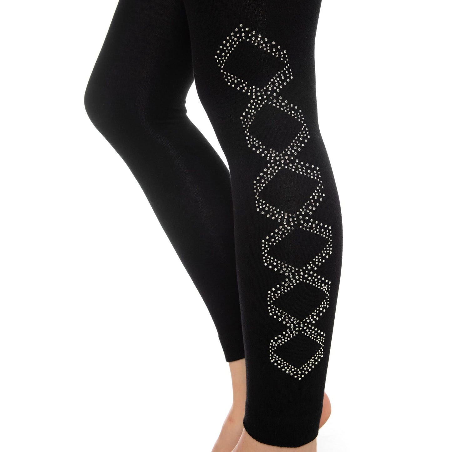 Bamboo Leggings for Women Soft Stretchy Full Length Elastic Leggings with Fancy Accessories