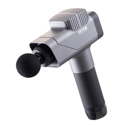 VEVOR Deep Tissue Percussion Massage Gun - 8 Speeds & 6 Heads for Athletes, Portable Handheld Massager for Pain Relief & Muscle Recovery