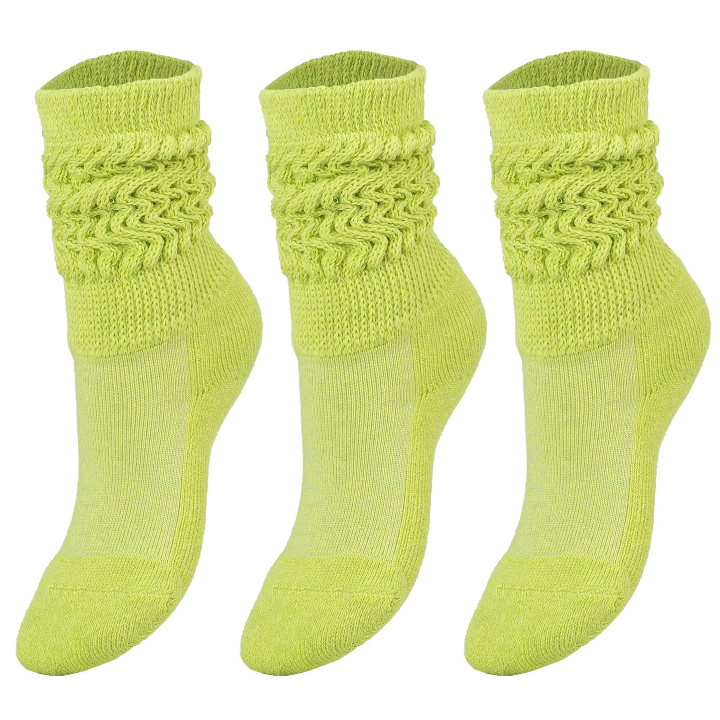 3 Pairs Kids Slouch Socks