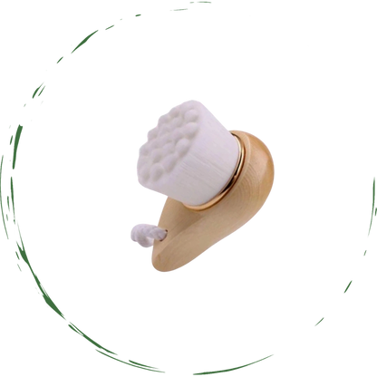 Facial Brush Bamboo Handle