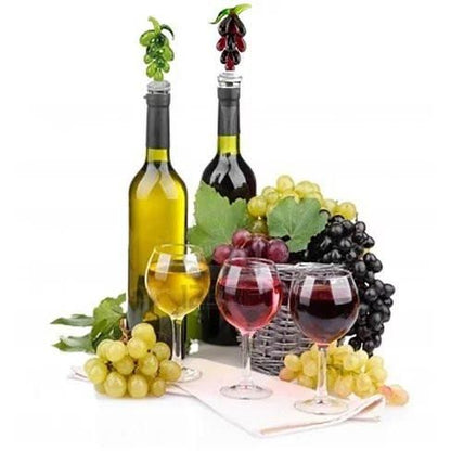 Hearty Wines Pair Of Wine Stoppers For Wine Lovers