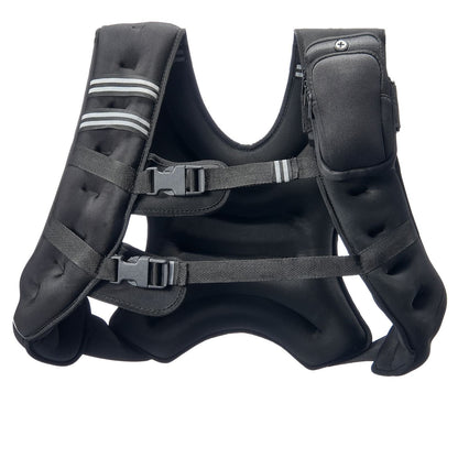 Weighted Vest, 30 lbs Weight Vest with Reflective Stripe, Adjustable Buckle Body Weight Vest for Men Women, Workout Equipment for Strength Training, Running, Jogging, Fitness, and Weight Loss