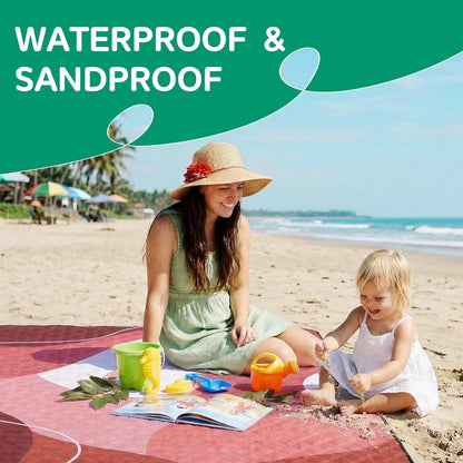 Waterproof Picnic Blanket Outdoor Camping Beach Mat Extra Large Foldable Car Essential Roadtrip Gadget Rv Accessories Glamping Tent Gear Must Haves Hiking Stuff Backpacking Necessities Gift