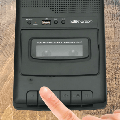 Emerson Portable Cassette Player and Recorder with Digital Conversion