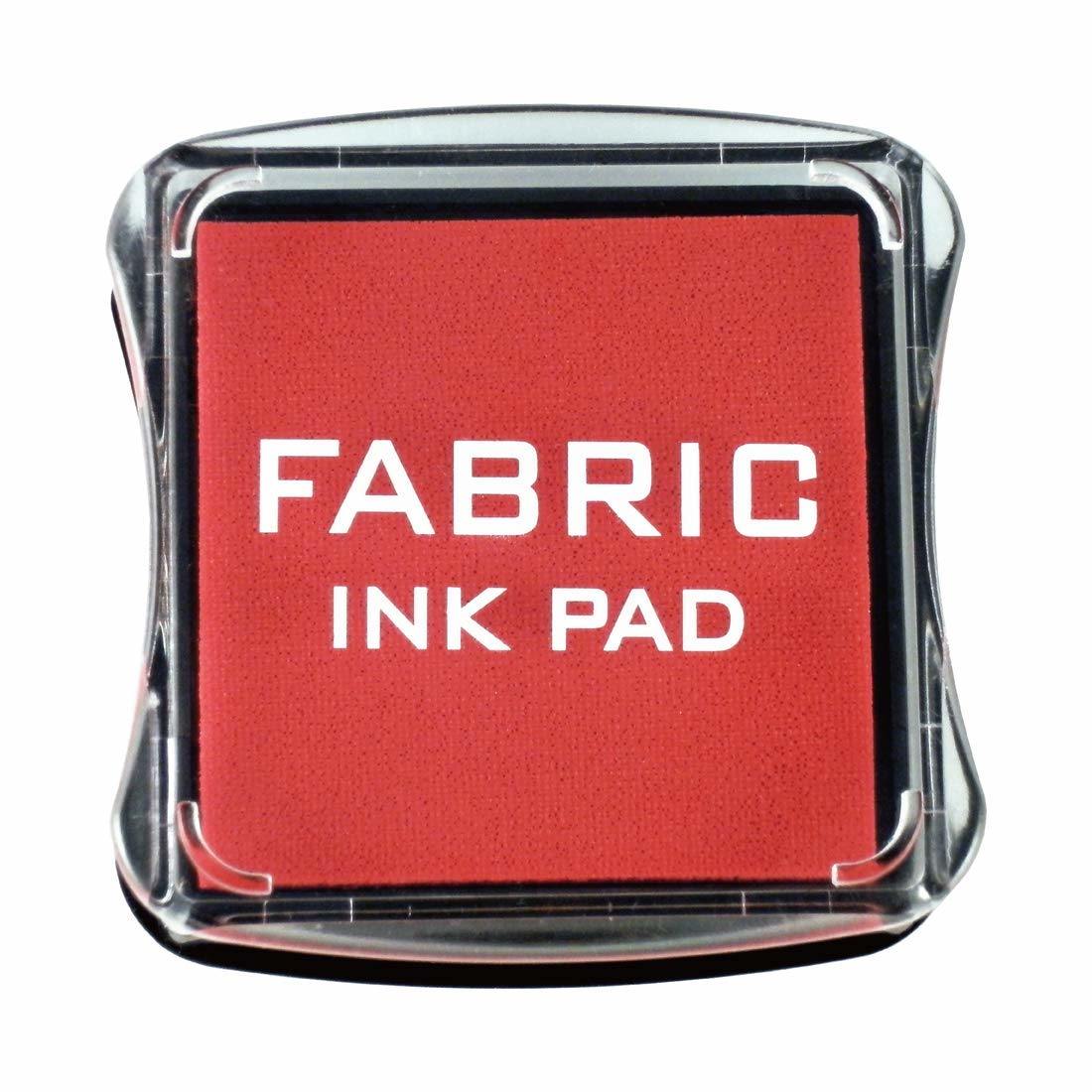 Stamp Pad;  Fabric Ink Pad Stamps Set;  5 Colors Non-Toxic Pigment Ink Pad for Stamps;  Rubber Stamps;  Card Making Supplies;  Wood;  Fabric and Paper Surface. Stamps for Crafts (5 Pack)