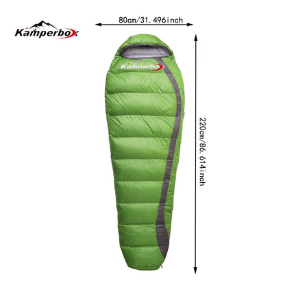 Kamperbox Winter Down Sleeping Bag Camping Equipment Lightweight Sleeping Bag