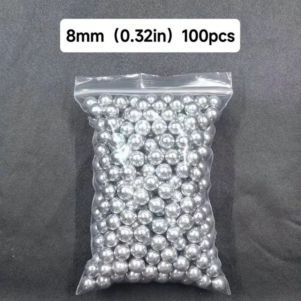 Xemussa 8mm Carbon Steel Bearing Balls Precision Balls 100pcs