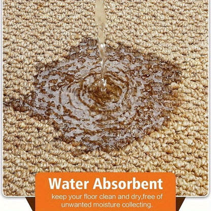1Pc Laundry Room Rug 25X95In, Supert Absorbent Runner Rugs, Satin Resistant Washable Non Skid And Anti Fatigue Mats For Hallway Laundry Room, Hallways Runners Rug