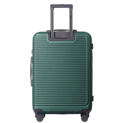 Luggage Sets ABS Hardshell 3pcs Luggage, Lightweight Durable Suitcase sets Spinner Wheels Suitcase with TSA Lock 20''24''28'' Available(Dark Green)