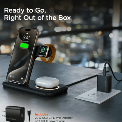 HyperGear 4 in 1 Wireless Charging Stand