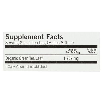 Yogi Organic Pure Green Herbal Tea - 16 Tea Bags - Case Of 6