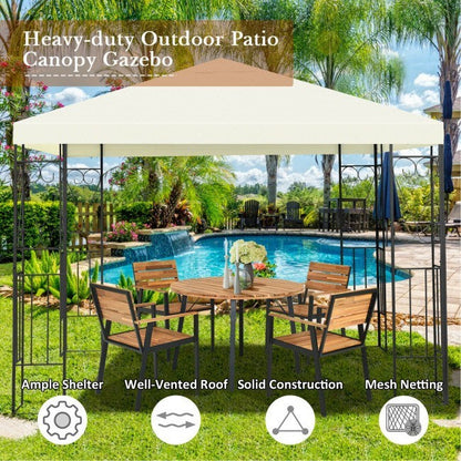 10' x 10' Patio Gazebo Canopy Tent Garden Shelter