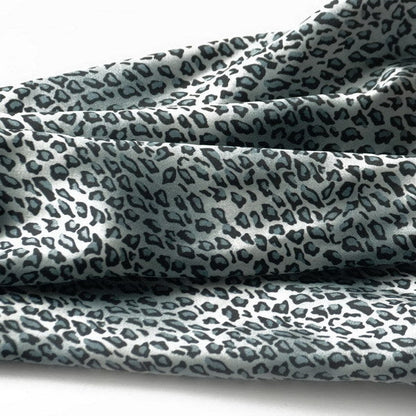 Blando Light Blue Leopard Stylish Delicately Soft Silky Scarf/Wrap/Shawl(Large)