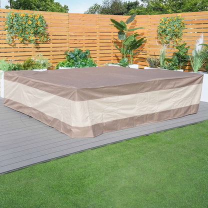 Direct Wicker 106x106in Water Resistant Patio Furniture Cover Heavy Duty Outdoor Sectional Sofa Cover