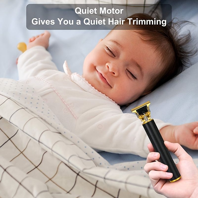 Electric Hair Clipper Cordless Hair Trimmer Set For Hair Cutting; Professional Trimmer USB Rechargeable