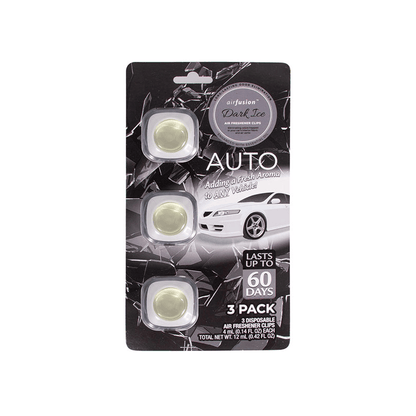 3 Pack Car Air Fresheners - Long Lasting Vent Clips For Men & Women, 3 Pack Up To 90 Days Fits All Car Refresher Odor Eliminator, New Car Scent Variety Pack