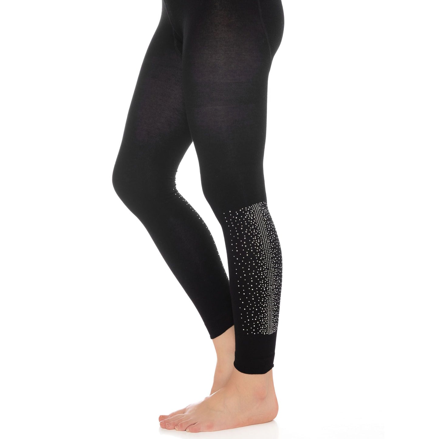 Bamboo Leggings for Women Soft Stretchy Full Length Elastic Leggings with Fancy Accessories