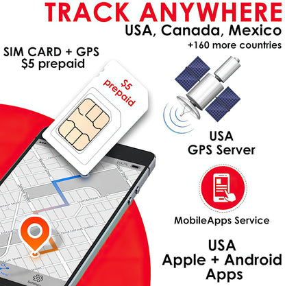 GPS Cards for Magnetic GF07 Mini Real Time Car Locator GPS Tracker / Phone App