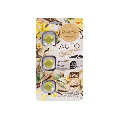 3 Pack Car Air Fresheners - Long Lasting Vent Clips For Men & Women, 3 Pack Up To 90 Days Fits All Car Refresher Odor Eliminator, New Car Scent Variety Pack