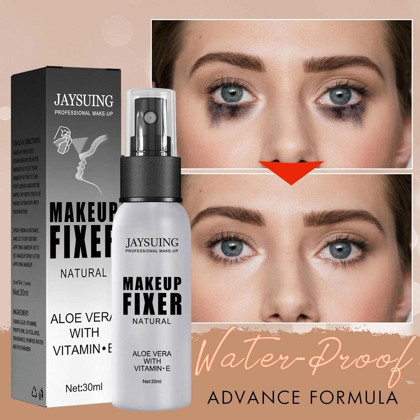 Makeup Setting Spray | Matte Finishing Spray for Makeup | Hydrating Facial Mist, Make-Up Sealer Spray, Long-Lasting and Waterproof