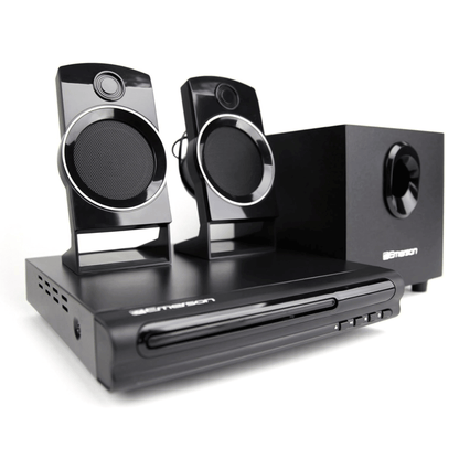 Emerson Speaker Surround Sound System & 2.1 Channel Home Theater DVD Player
